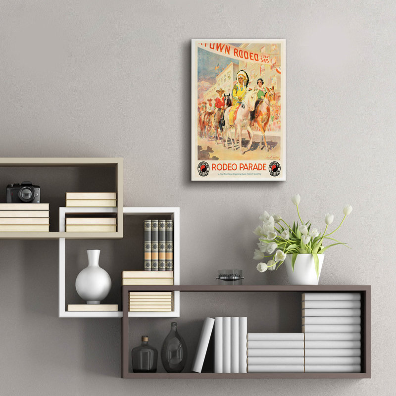 "Rodeo Parade" par Vintage Posters, 24" H x 16" W x 0.2" D