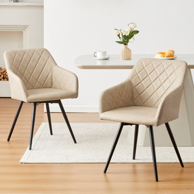 50cm H Upholstered Metal Armchair