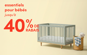 essentiels pour bébés en solde