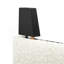 Grand lit plateforme tapissier blanc