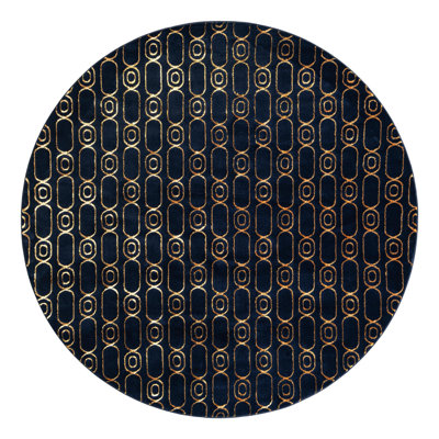 Tapis bleu marine et doré Latitude Run®