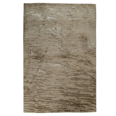 High-Quality Hand-Knotted Straw Area Rug