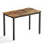 Ensemble de table de salle à manger, table de salle à manger avec tabouret de bar (avec 2 bancs revêtus de polyuréthane), table de salle à manger et chaises de style industriel pour la cuisine, le salon, la salle de fête