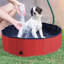 Pattie 30cm H x 100cm W x 100cm D Plastic Foldable Dog Pool