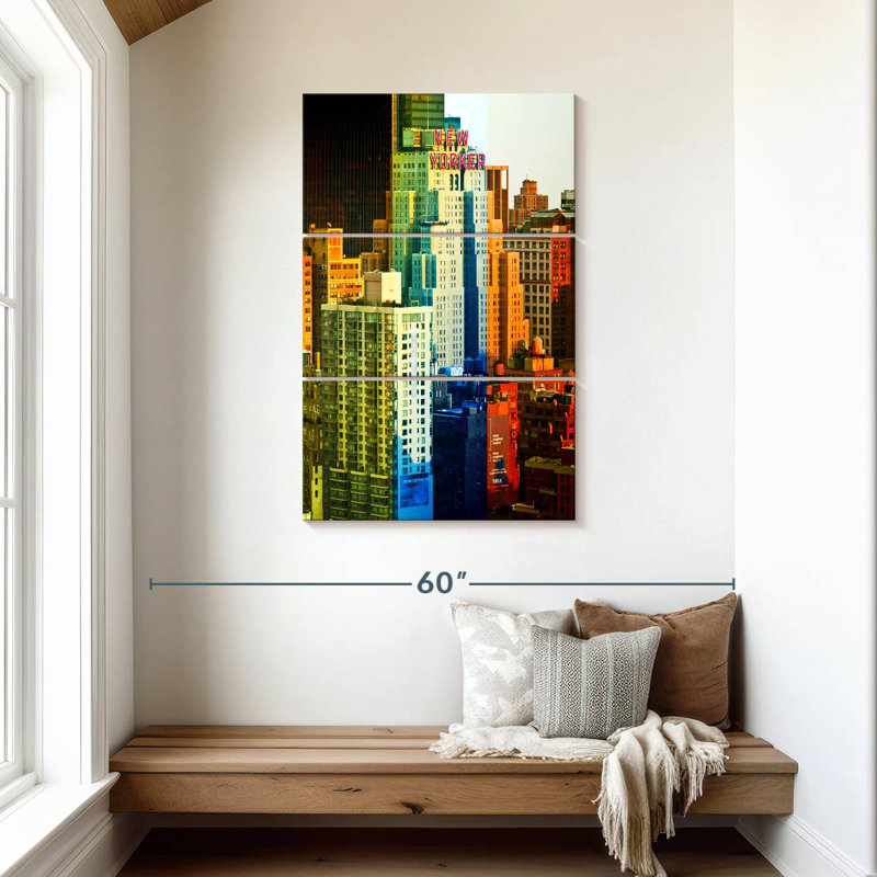 Nicci Art Buildings - Manhattan, H 45 po x l 28 po