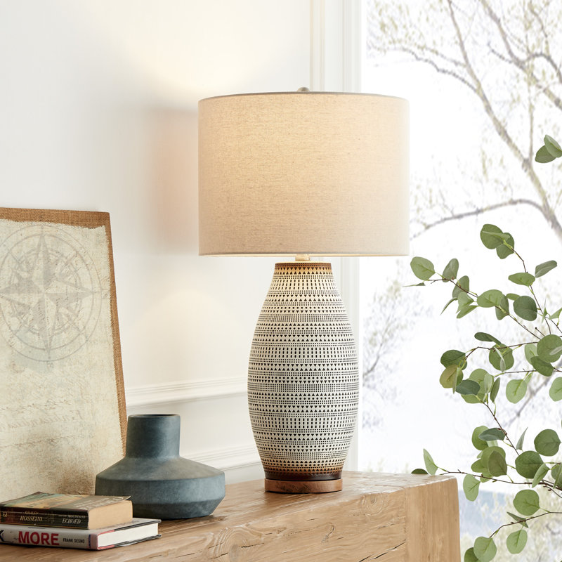 Lampe de table en céramique Kele