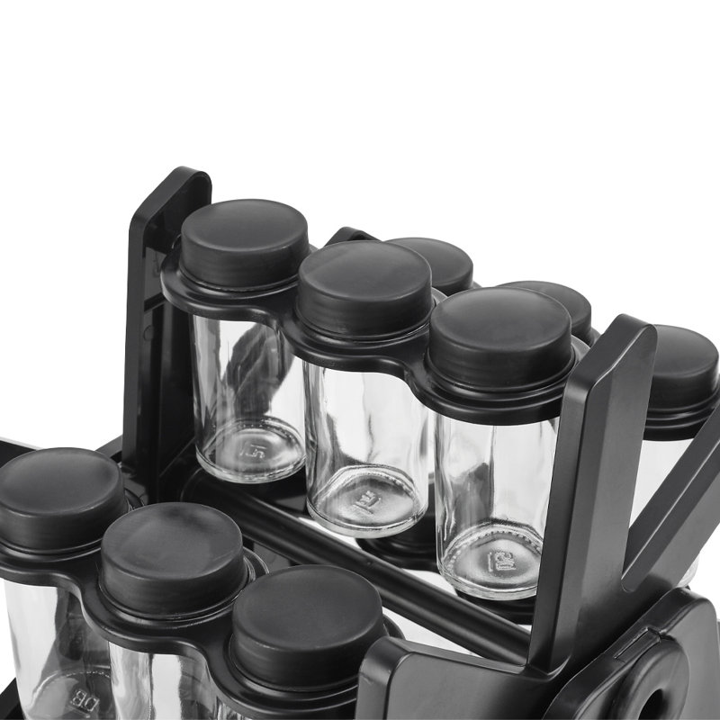 Ferrell Freestanding Spice Jar & Rack Set
