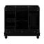 Meuble-lavabo noir 36 po, 4 tiroirs et 1 porte, noir