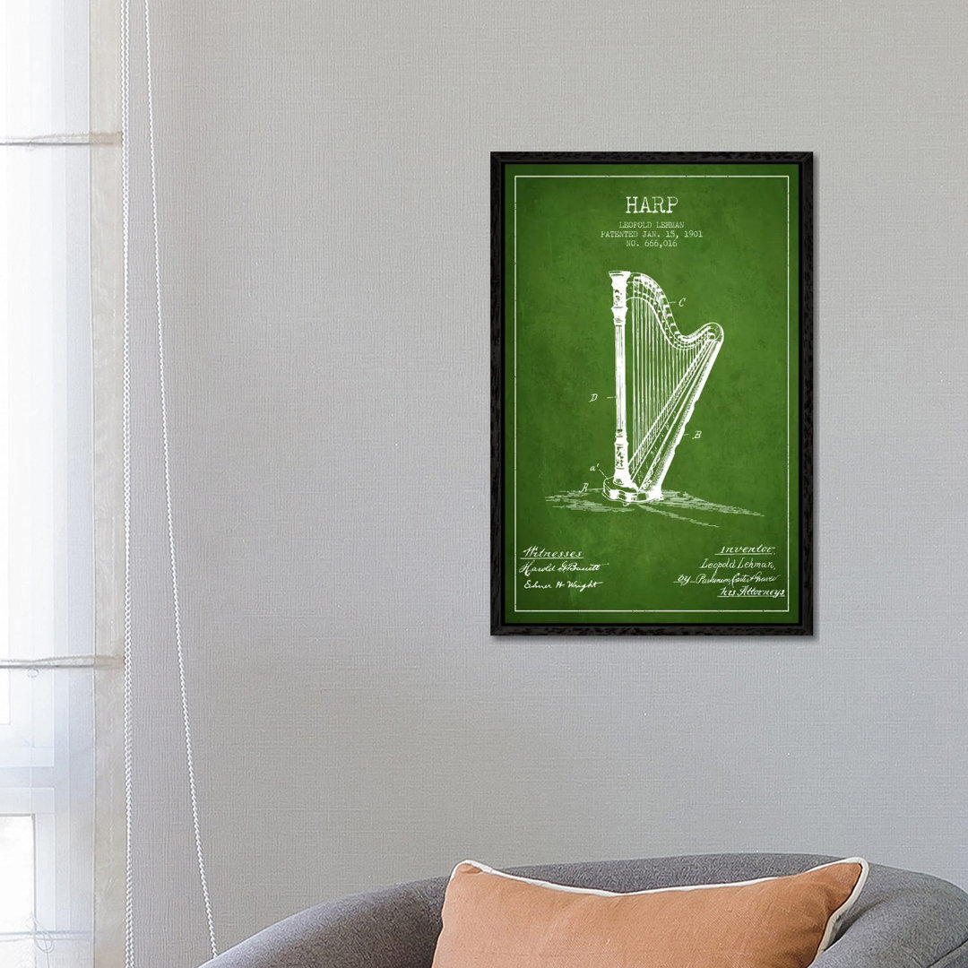 Harp Green Patent Blueprint