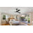 52'' Black Ceiling Fan Indoor/Outdoor Fan for Patios with Remote Control 6-Speed Mute Reversible Motor Timer-1322099287-1322099290-1314242559
