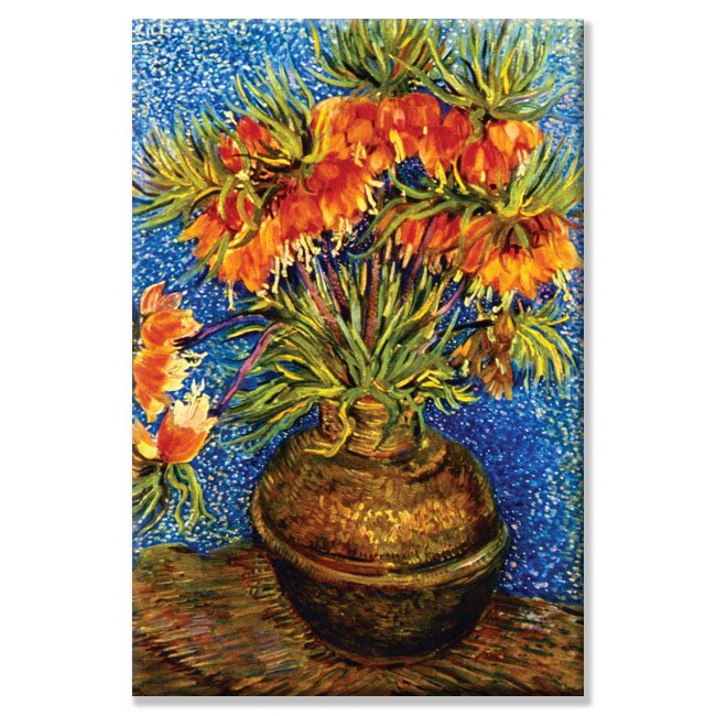 'FritillariesViencent Van Gogh' Painting Print on Wrapped Canvas