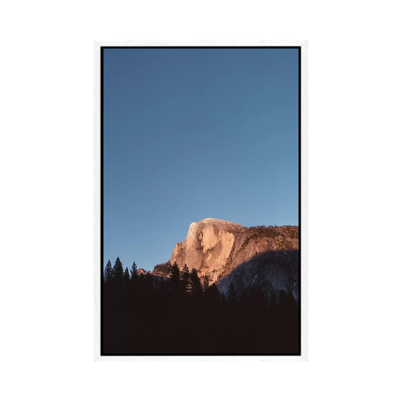 Half Dome Sunset by Bethany Young - Print on Canvas, 152.4cm H x 101.6cm W x 3.81cm D, White Framed