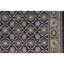Sultanabad Wool Oriental Area Rug in Aubergine/Gold