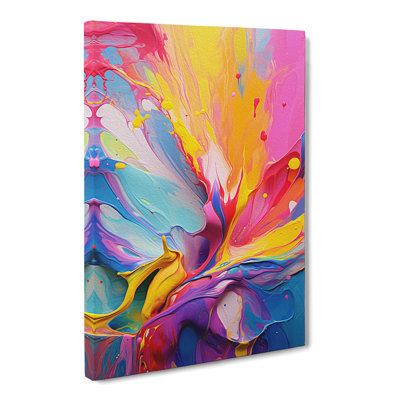 Rainbow Action No.2 - Wrapped Canvas Print