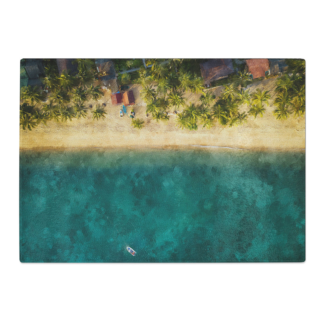 The Fishing Boat Painting Chopping Board