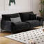Canapé 86,61 po en chenille standard noir-129453423