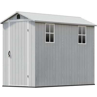 4 Ft. W X 8 Ft. D Resin Storage Shed