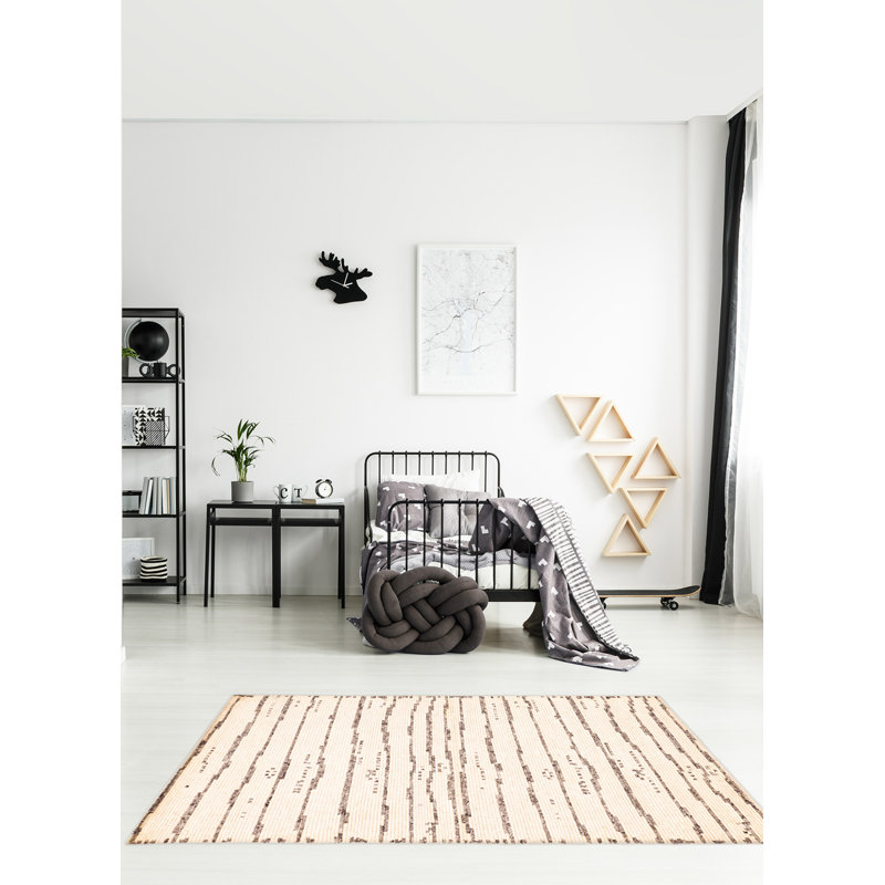 Tapis crème Tangier 5 pi 3 po x 7 pi 7 po