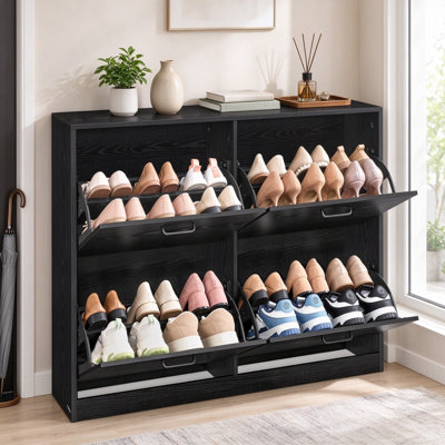 28 - Pair Shoe Storage Cabinet