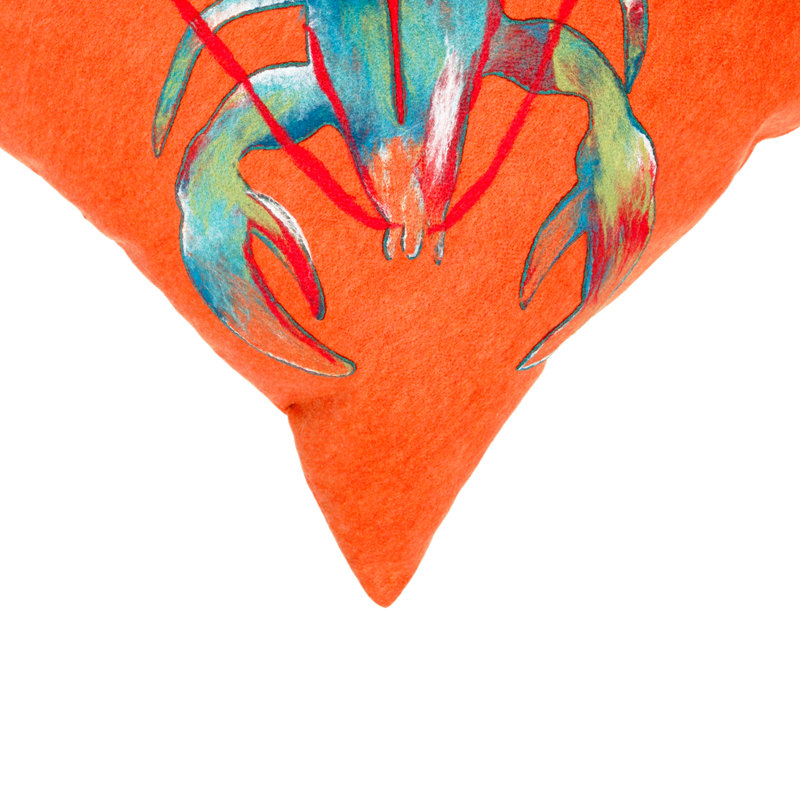 Vision II Lobster Throw Pillow