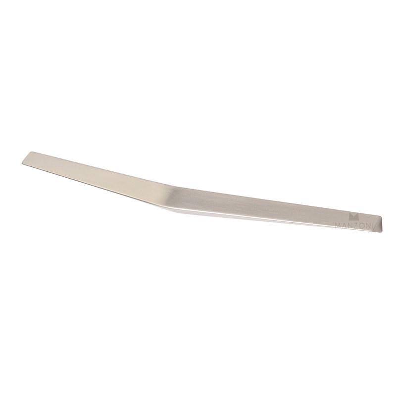 Poignée arche 12 5/8 po Boomerang, Nickel satiné
