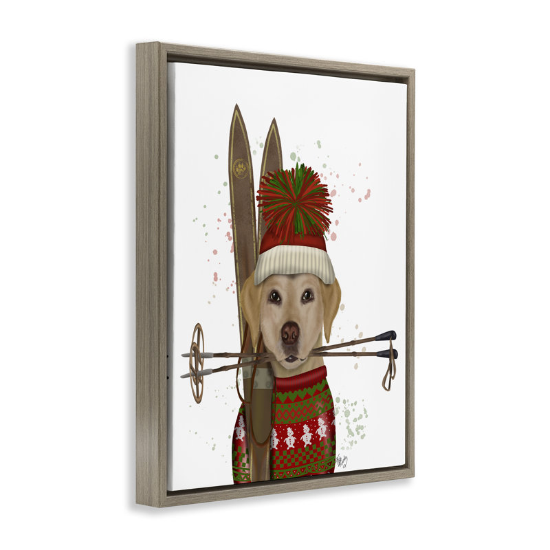 Art mural jaune sur toile jaune par Fab Funky, H 21 po x l 17 po, Cadre flottant orme Montalcino