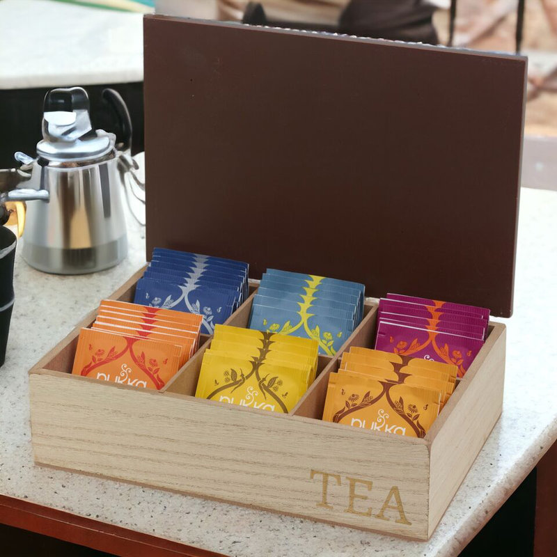 17 Stories Bondurant Tea Accessory, Chocolate