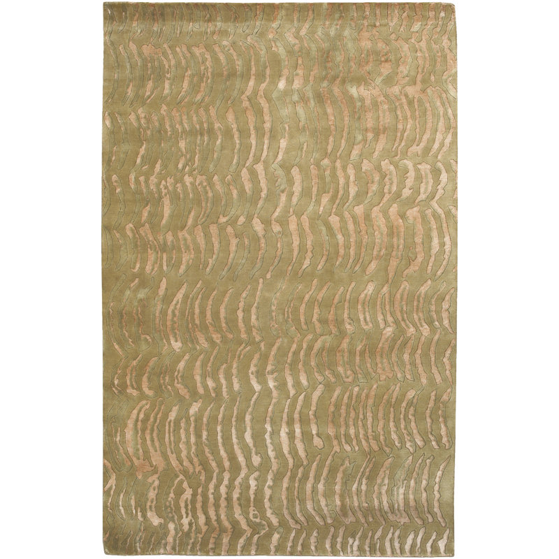 Dixon Wool Abstract Indoor Rug, Rectangle 4' x 6'