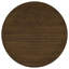 Table basse d'appoint ronde cannelée en noyer-198101154