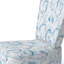 Chaise d'appoint Coastal - bleu et blanc-1048892115