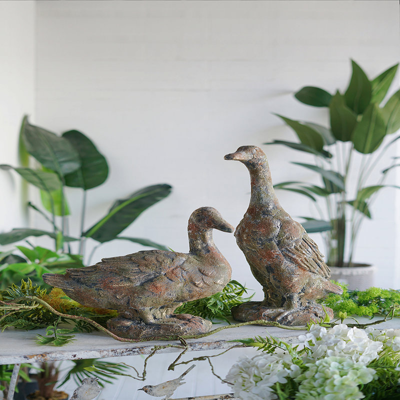 Figurine 12 x 8,3 x 23 po Farmhouse Duck