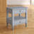 Laga 24'' W Nightstand – Contemporary Bedroom Table with 2 Drawers, Silver Hardware & Neutral Finish-684695862