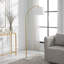 Lampe sur pied arquée 65 po Mendy