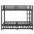 Metal Bunk Bed With Trundle-1664786929