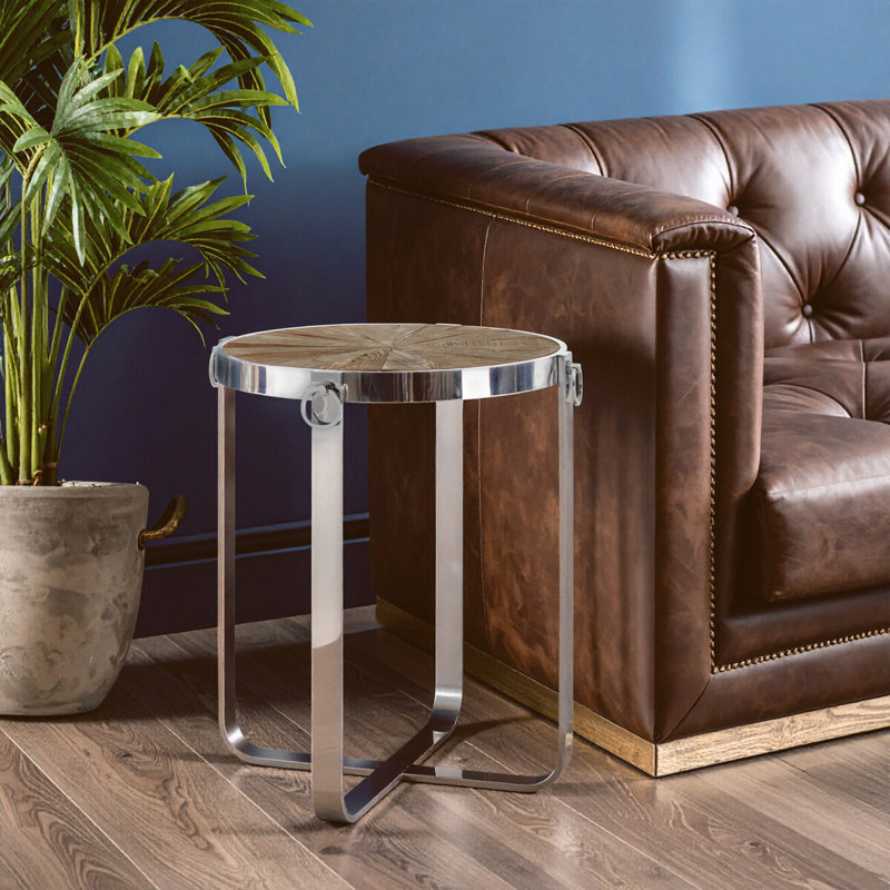 Paula Cross Legs End Table
