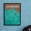 Edinburgh City Map - No Frame Print-1207474356