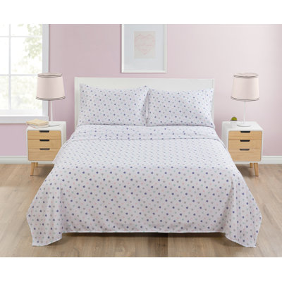 Microfiber/ Polyester Geometric Sheet Set