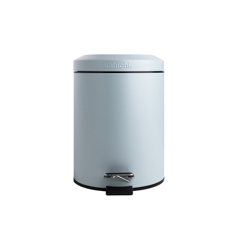 Quinonez 3 Litre Step On Trash Can, 5L, Black