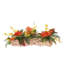 Tropical Flowers Arrangement in Grapevine Log