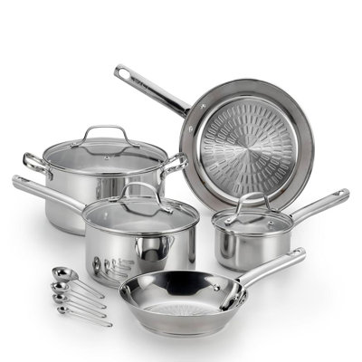 Signature 12-piece Cookware Set, Stainless Steel