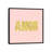 'Amor' Textual Art on Canvas in Pink-74271804-74271801-74271802
