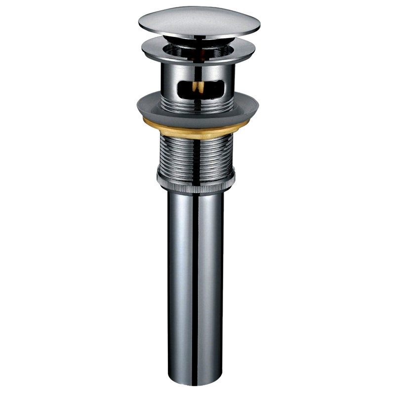 Drain escamotable avec trop-plein en bronze industriel