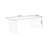 Light-walnut Rectangular Solid Wood + Acrylic Desk-109334438
