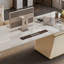 Bureau rectangulaire en pierre-316478483