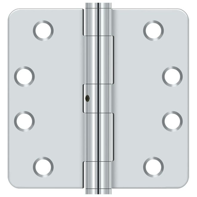 Steel Butt Bearing Hinge, Polished Chrome
