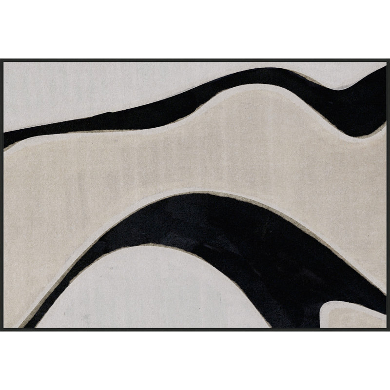"Abstracted figure 7" par Thom Filicia - peinture sur toile à cadre flottant