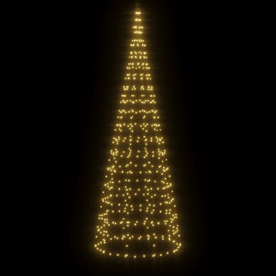  LED Christmas Tree Warm White, Dark Green Copper, Iron 118.1 In