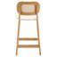 Upholstered Faux Leather Bar Stool-1130074291-1130074285