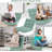 Adjustable Floor Chair With Back Support - 14-Position Reclining Gaming Chair, Padded Sleeper Sofa, Meditation Seat & Lounge Chair For Adults, Sturdy Steel Frame & Non-Slip Base-447995102