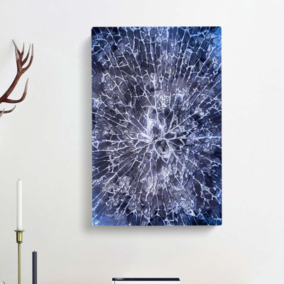 Cracked Moment in Abstract - Wrapped Canvas